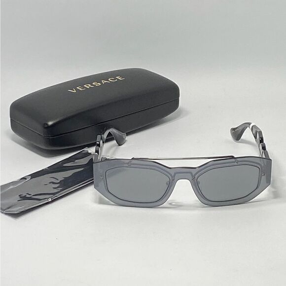 Versace Men's Medusa-Logo Oval Sunglasses - Picture 5 of 14